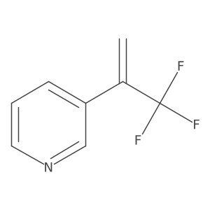 3-[1-(Trifluoromethyl)ethenyl]pyridine结构式