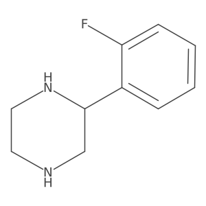 (S)-2-(2-Fluorophenyl)piperazine Structure