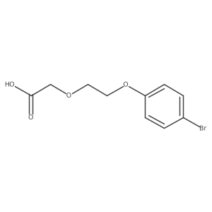 2-(2-(4-Bromophenoxy)ethoxy)acetic acid Structure