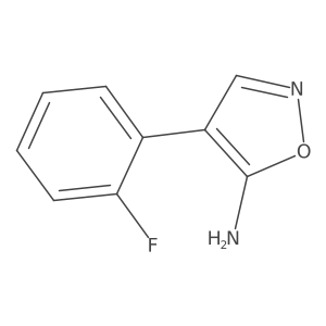 4-(2-Fluorophenyl)-1,2-oxazol-5-amine Structure