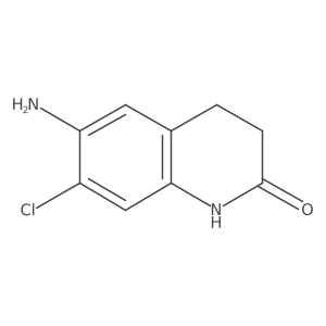 6-Amino-7-chloro-3,4-dihydro-2(1H)-quinolinone Structure