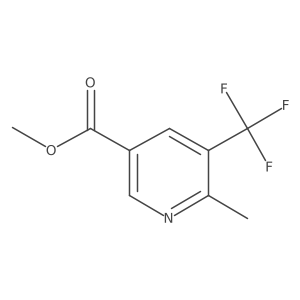 Methyl 2-methyl-3-(trifluoromethyl)pyridine-5-carboxylate Structure