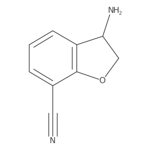 (3R)-3-Amino-2,3-dihydrobenzo[B]furan-7-carbonitrile结构式