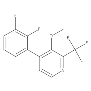 Pyridine, 4-(2,3-difluorophenyl)-3-methoxy-2-(trifluoromethyl)-结构式