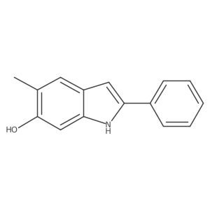 5-methyl-2-phenyl-1H-indol-6-ol Structure