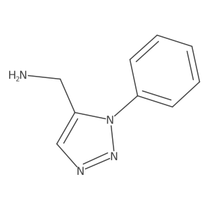 (1-phenyl-1H-1,2,3-triazol-5-yl)methanamine Structure