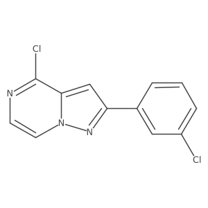 4-Chloro-2-(3-chlorophenyl)pyrazolo[1,5-a]pyrazine Structure