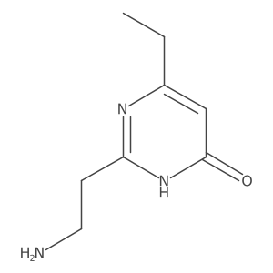 2-(2-Aminoethyl)-6-ethyl-3,4-dihydropyrimidin-4-one Structure