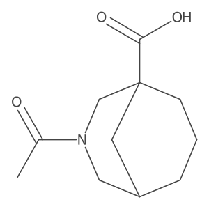 3-Acetyl-3-azabicyclo[3.3.1]nonane-1-carboxylic acid Structure