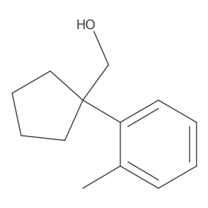 [1-(2-Methylphenyl)cyclopentyl]methanol Structure