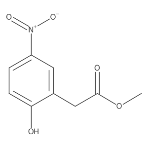 Methyl 2-(2-hydroxy-5-nitrophenyl)acetate结构式