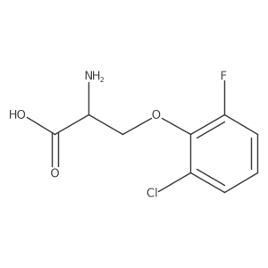 O-(2-Chloro-6-fluorophenyl)-L-serine Structure