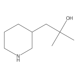 2-Methyl-1-(piperidin-3-yl)propan-2-ol Structure