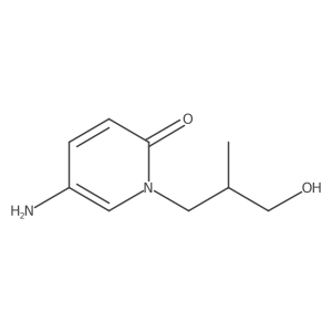 5-Amino-1-(3-hydroxy-2-methylpropyl)-1,2-dihydropyridin-2-one Structure