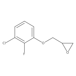 2-[(3-Chloro-2-fluorophenoxy)methyl]oxirane Structure