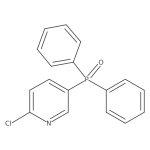 2-Chloro-5-(diphenylphosphinyl)pyridine Structure