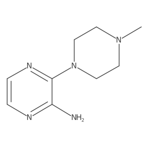 3-(4-Methylpiperazin-1-yl)pyrazin-2-amine结构式