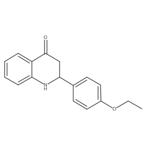 2-(4-Ethoxyphenyl)-2,3-dihydroquinolin-4(1H)-one结构式