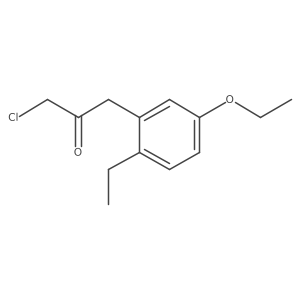 CCOc1ccc(CC)c(CC(=O)CCl)c1结构式
