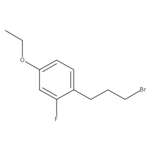 1-(3-Bromopropyl)-4-ethoxy-2-fluorobenzene结构式