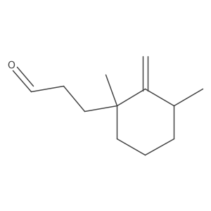 Cyclohexanepropanal, 1,3-dimethyl-2-methylene- Structure