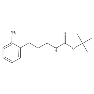tert-butyl N-[3-(2-aminophenyl)propyl]carbamate Structure