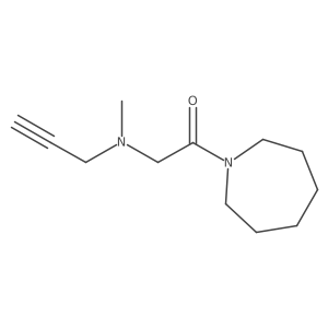 1-(Azepan-1-yl)-2-[methyl(prop-2-ynyl)amino]ethanone Structure