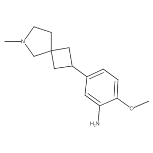 2-Methoxy-5-(6-methyl-6-azaspiro[3.4]oct-2-yl)benzenamine Structure