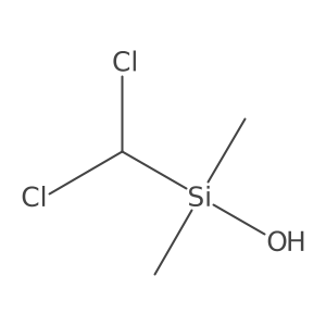 1-(Dichloromethyl)-1,1-dimethylsilanol结构式