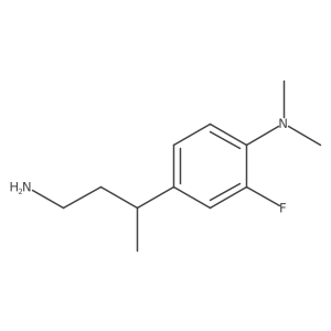 4-(4-aminobutan-2-yl)-2-fluoro-N,N-dimethylaniline Structure