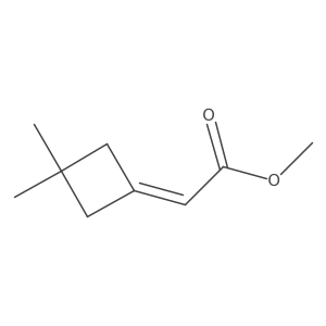 Methyl 2-(3,3-dimethylcyclobutylidene)acetate Structure