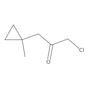 1-Chloro-3-(1-methylcyclopropyl)propan-2-one结构式
