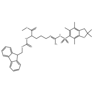 Fmoc-Arg(Pbf)-OMe Structure