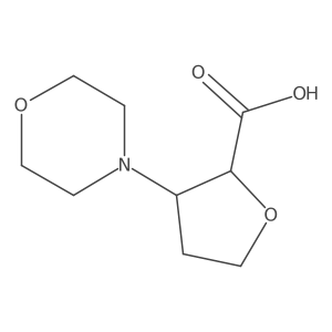 3-(Morpholin-4-yl)oxolane-2-carboxylic acid结构式