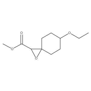Methyl 6-ethoxy-1-oxaspiro[2.5]octane-2-carboxylate结构式
