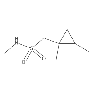 1-(1,2-dimethylcyclopropyl)-N-methylmethanesulfonamide结构式