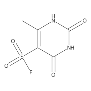6-Methyl-2,4-dioxo-1,2,3,4-tetrahydropyrimidine-5-sulfonyl fluoride Structure