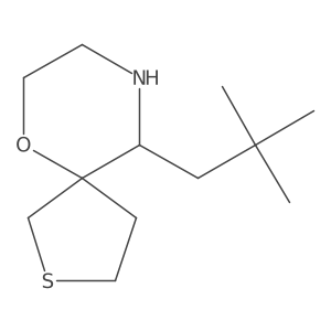 10-(2,2-Dimethylpropyl)-6-oxa-2-thia-9-azaspiro[4.5]decane Structure