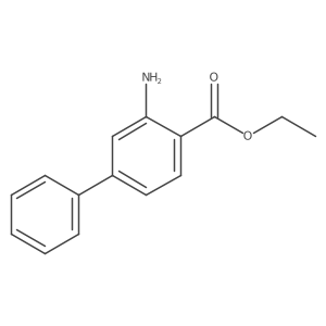 Ethyl 3-amino-[1,1'-biphenyl]-4-carboxylate结构式