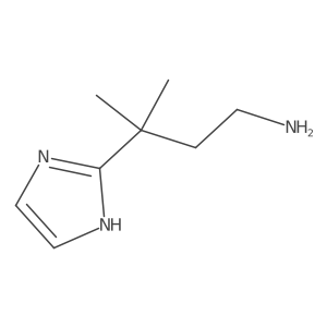 3-(1H-imidazol-2-yl)-3-methylbutan-1-amine Structure