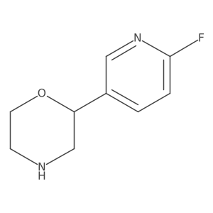 2-(6-Fluoropyridin-3-yl)morpholine Structure