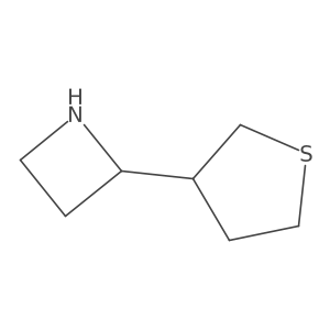 2-(Thiolan-3-yl)azetidine结构式