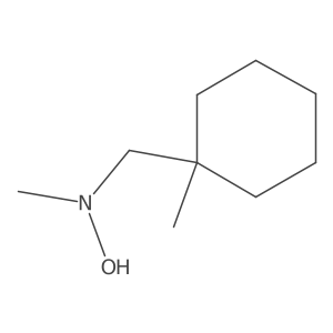 N-methyl-N-[(1-methylcyclohexyl)methyl]hydroxylamine Structure