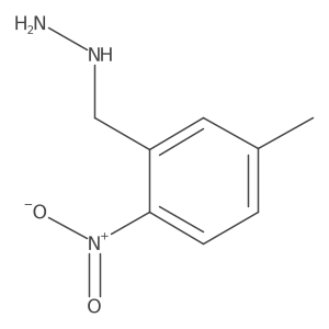 [(5-Methyl-2-nitrophenyl)methyl]hydrazine Structure