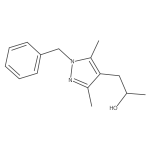 1-(1-benzyl-3,5-dimethyl-1H-pyrazol-4-yl)propan-2-ol Structure