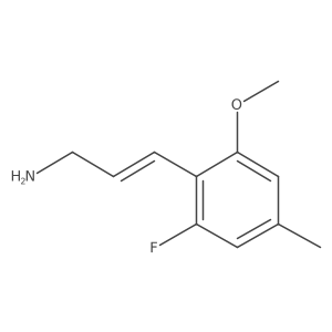 3-(2-Fluoro-6-methoxy-4-methylphenyl)prop-2-en-1-amine Structure