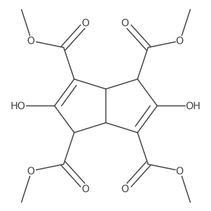 (3aR,6aR)-tetramethyl 2,5-dihydroxy-1,3a,4,6a-tetrahydropentalene-1,3,4,6-tetracarboxylate Structure