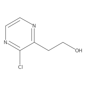 3-Chloropyrazine-2-ethanol结构式