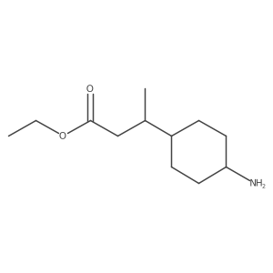 Ethyl 3-(4-aminocyclohexyl)butanoate Structure