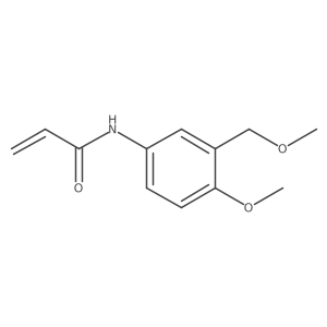 N-[4-Methoxy-3-(methoxymethyl)phenyl]prop-2-enamide Structure
